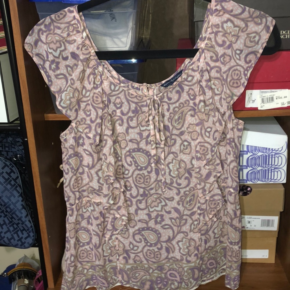 American Eagle sheer blouse